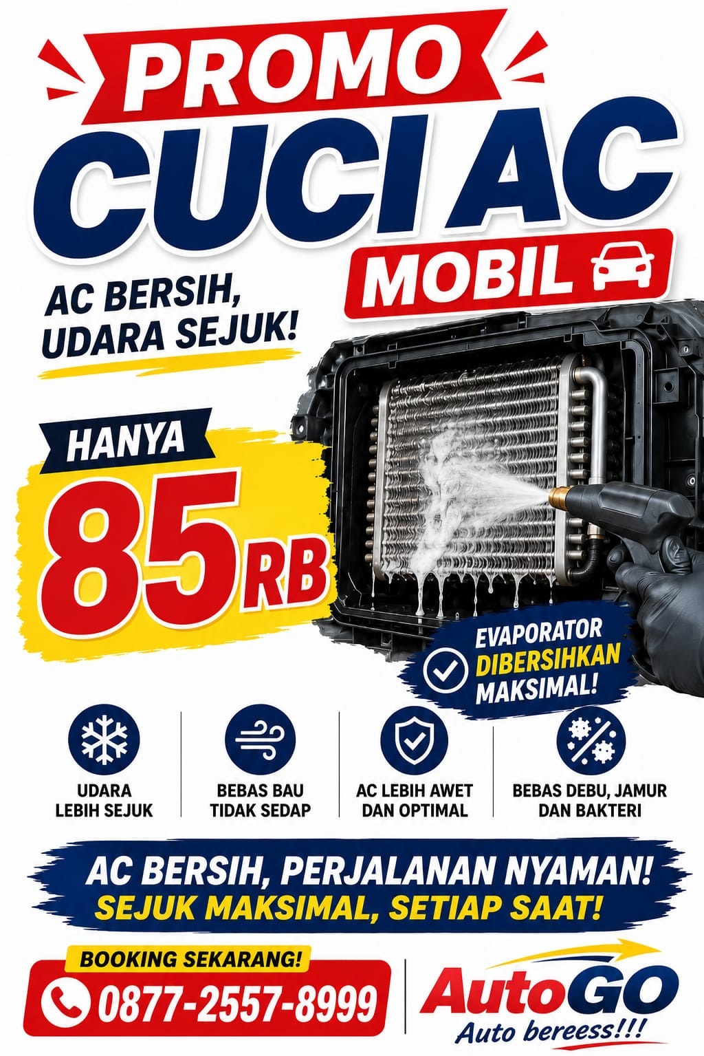 Promo Cuci AC Bengkel Autogo
